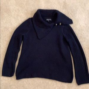 Navy pullover sweater